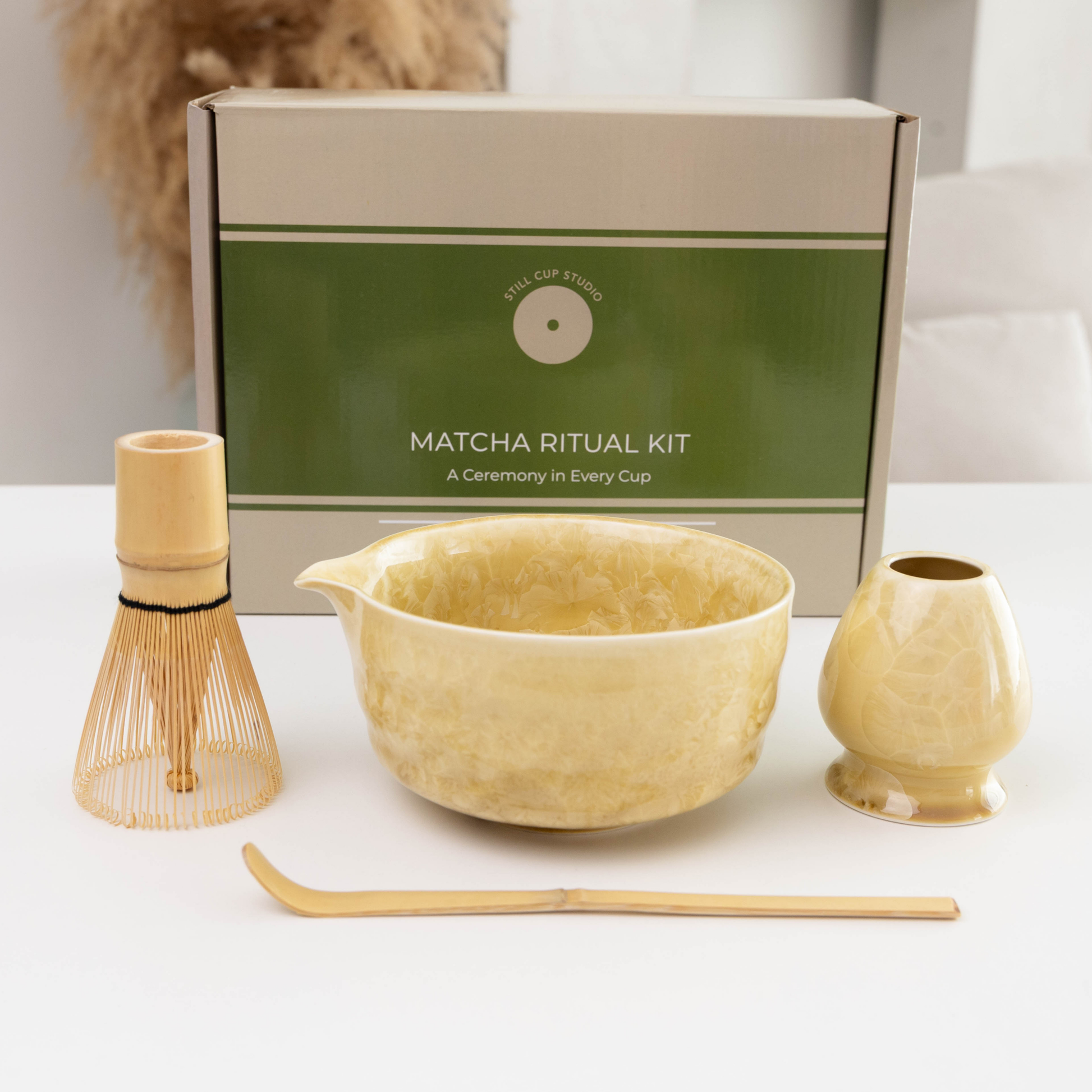 Matcha Rinkinys GELTONAS