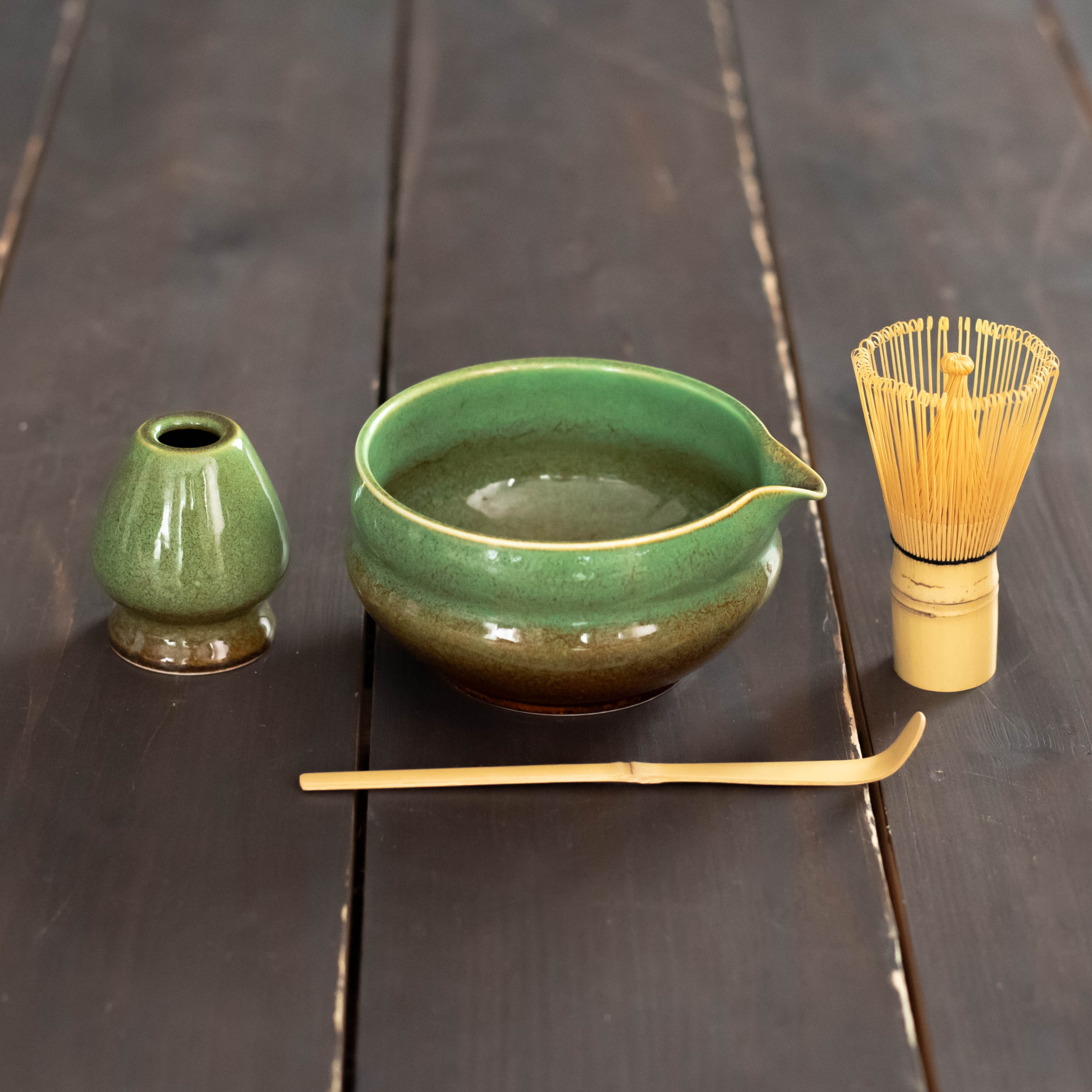 Matcha Rinkinys ŽALIAS
